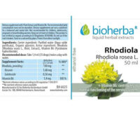 BIOHERBA RHODIOLA TINKTURA 50ML