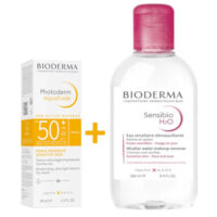 BIODERMA PHOTODERM AQUAFLUID SPF50 + SENSIBIO H2O MICELARNA OTOPINA PROMO