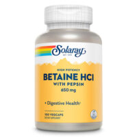 BETAINE HCL + PEPSIN KAPSULE A100 SOLARAY