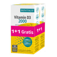 BIOVITALIS VITAMIN D3 2000 SPREJ 20ML 1+1