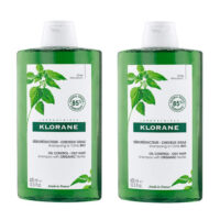 KLORANE ŠAMPON KOPRIVA 400ML DUO