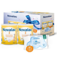 NOVALAC 3 400G DUOPACK + VIOLETA VLAŽNE MARAMICE PROMO